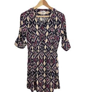 Anthropologie Holding Horses Mira Ikat Shirt Dress Size 4